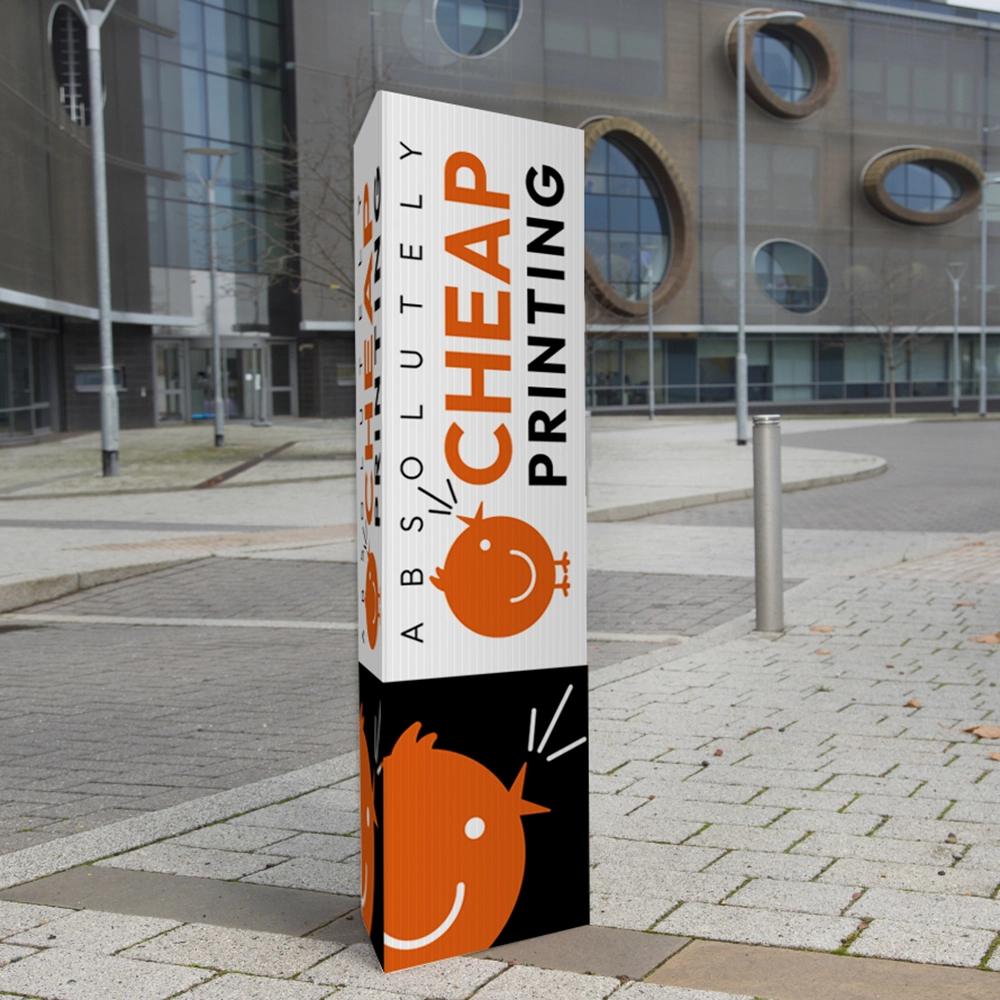 Show details for Corflute Bollard Signs