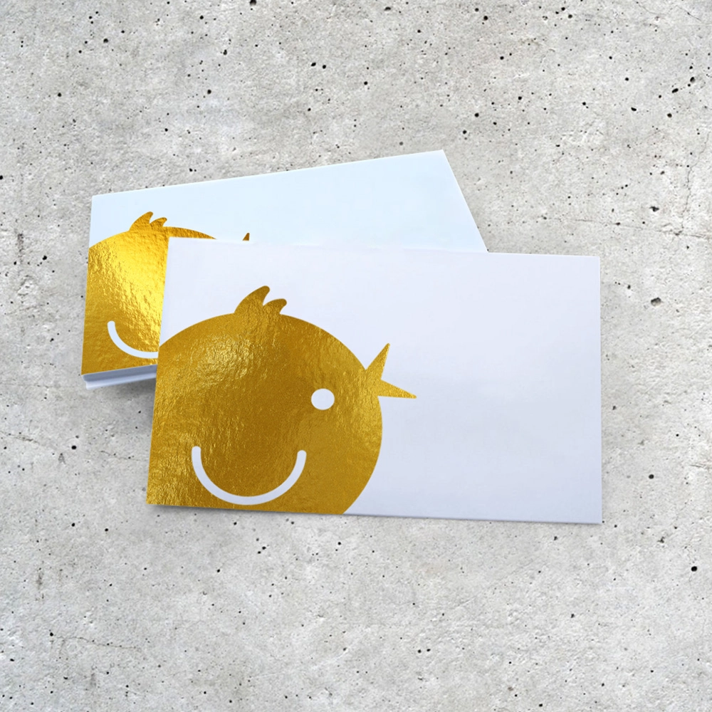 Show details for Business Cards + Metallic Gold Scodix 1 Side (450gsm)